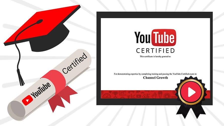 Certificado youtube tirar certificação youtuber