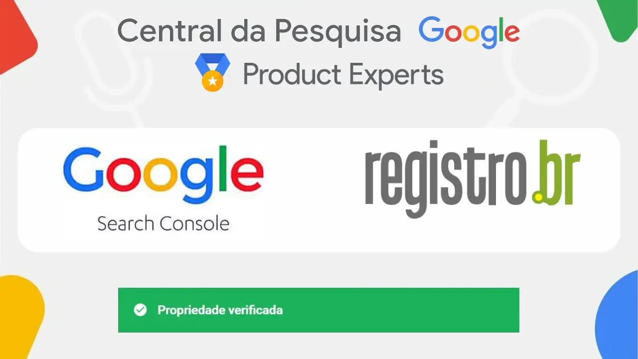 verificar propriedade site domínio search console registro br